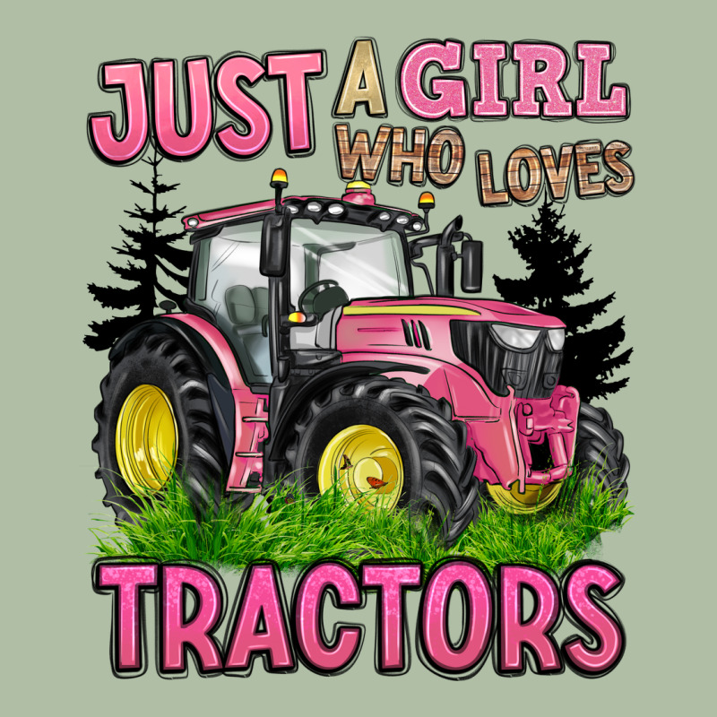Just A Girl Who Loves Tractors Urban Heavy Tee by BarkalooDesign | Teevron