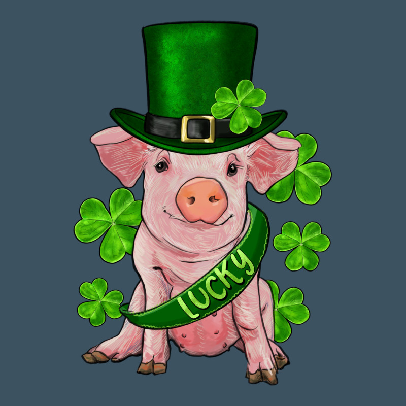 St. Patricks Day Lucky Baby Pig Urban Heavy Tee by RanaPortraitStore | Teevron