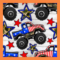 Usa Monster Truck Seamless Pattern Premium Sweatshirt | Teevron