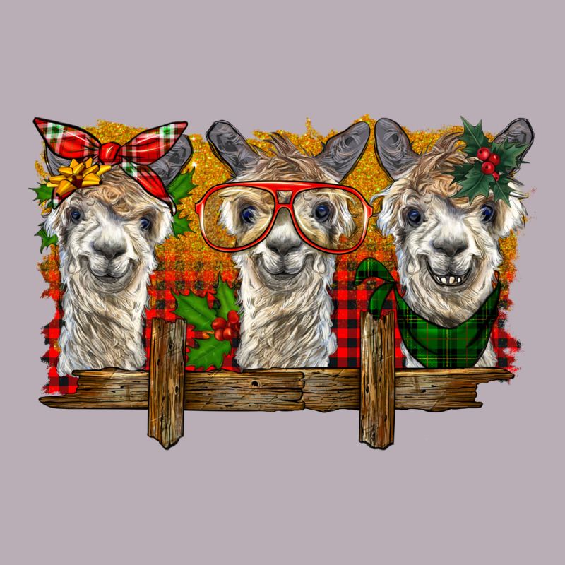 Christmas Alpacas Vintage Tee by BarkalooDesign | Teevron