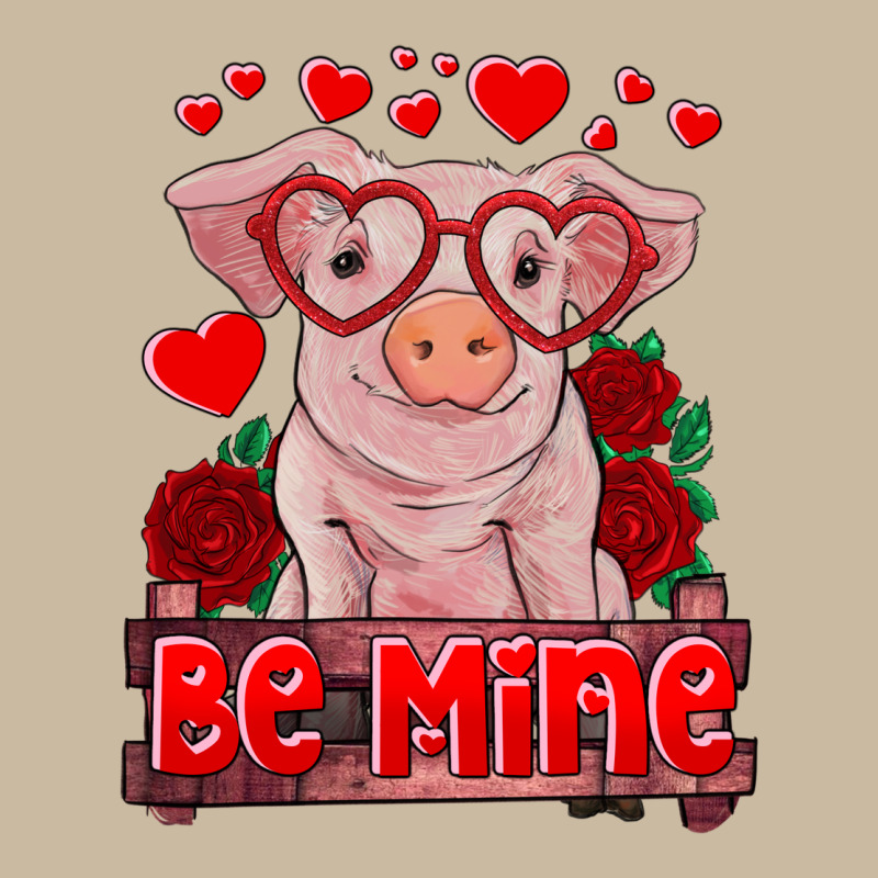 Be Mine Valentine's Day Baby Pig Long Sleeve Tee by RanaPortraitStore | Teevron