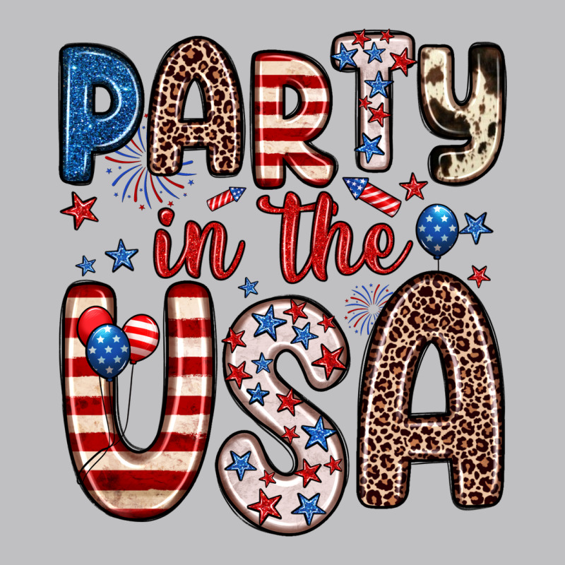 Party In The Usa Long Sleeve Tee by Zillion Design Studio | Teevron