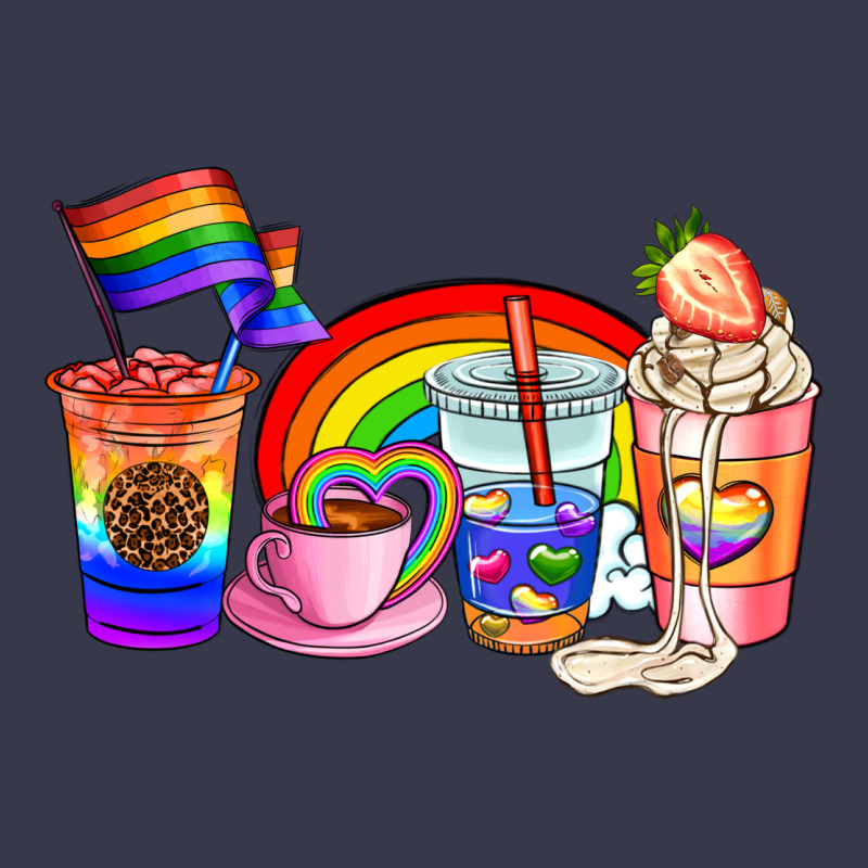 Pride Coffee Cups Long Sleeve Tee by AdoDesignShop | Teevron