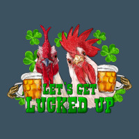 St. Patricks Day Roosters Lets Get Lucked Up Urban Heavy Tee | Teevron