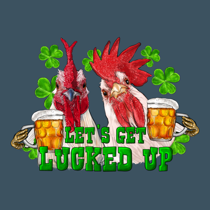 St. Patricks Day Roosters Lets Get Lucked Up Urban Heavy Tee by RanaPortraitStore | Teevron