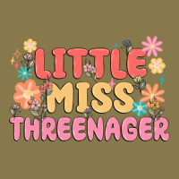 Little Miss Threenager Premium Hoodie | Teevron