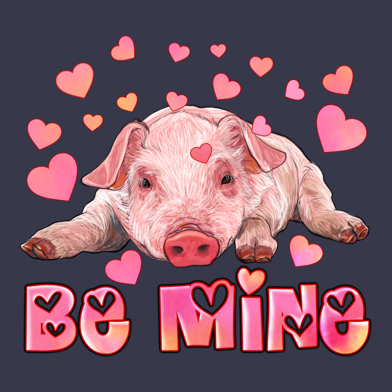 Be Mine Baby Pig Long Sleeve Tee by RanaPortraitStore | Teevron