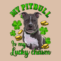 St Patricks Day My Pitbuli My Lucky Charm Urban Heavy Tee | Teevron