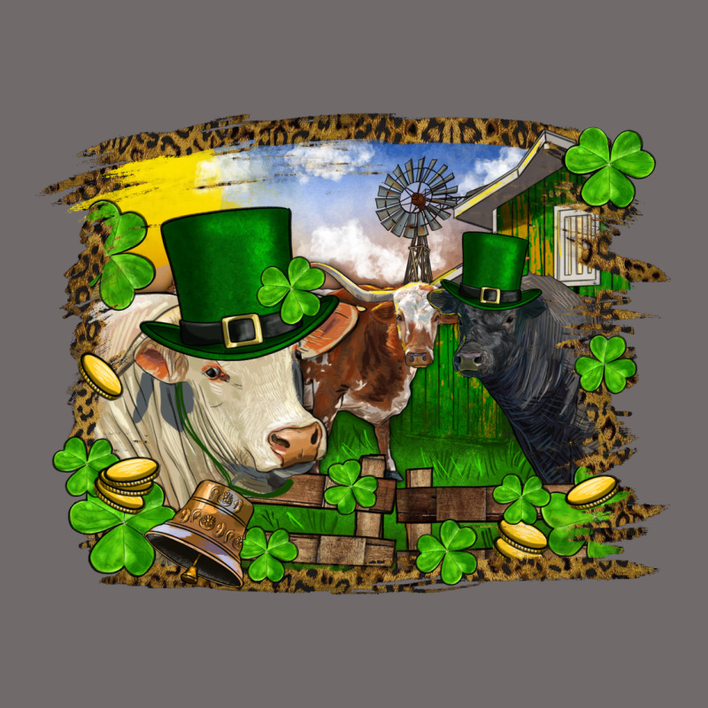 St Patricks Day Cows Urban Heavy Tee by RanaPortraitStore | Teevron