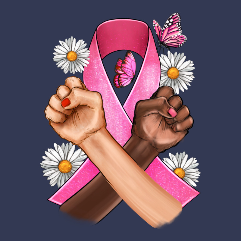 Breast Cancer Fist Daisy Butterfly Heavyweight Hoodie by Artiststas | Teevron