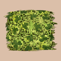St Patricks Day Shamrock Leopard Background Urban Heavy Tee | Teevron