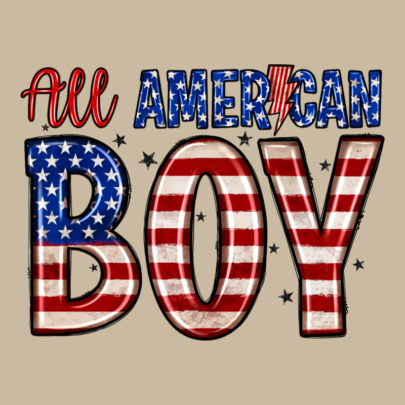 All American Boy Long Sleeve Tee by Zillion Design Studio | Teevron