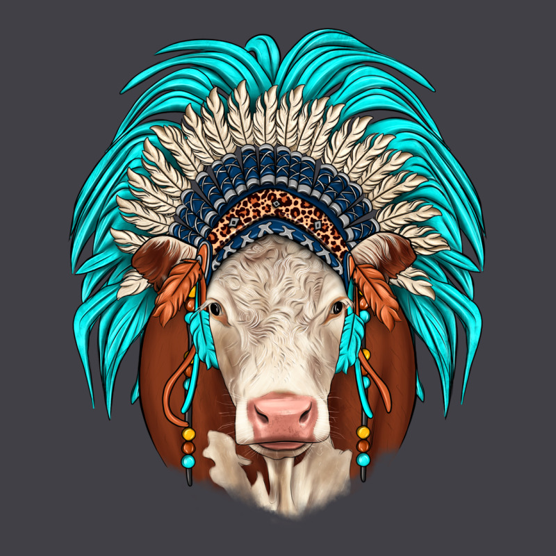 Hereford Indian Headdress Heavyweight Hoodie by JahusDesignShop | Teevron