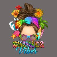 Messy Bun Summer Vibes Urban Heavy Tee | Teevron