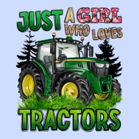Just A Girl Who Loves Tractors Urban Heavy Tee | Teevron