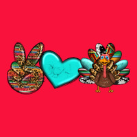 Peace Love Thanksgiving Turkey Classic Tee | Teevron