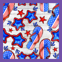 4th Of July Flip Flops Seamless Pattern Premium Sweatshirt | Teevron