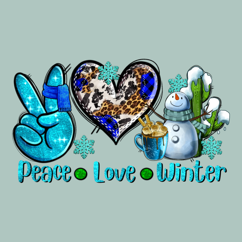 Peace Love Winter Ado Premium Sweatshirt by AdoDesignShop | Teevron