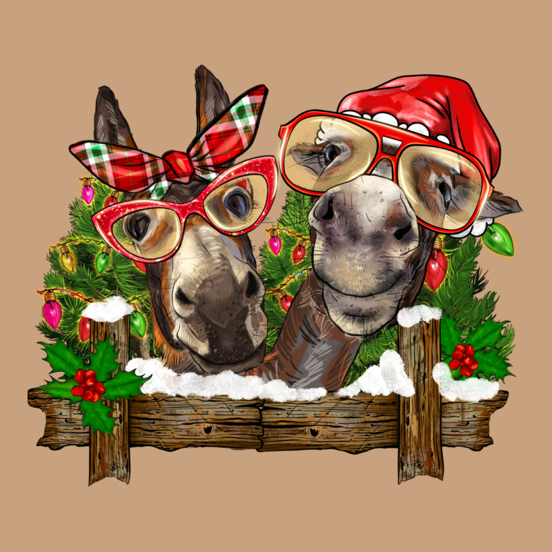 Christmas Donkeys Vintage Tee by BarkalooDesign | Teevron