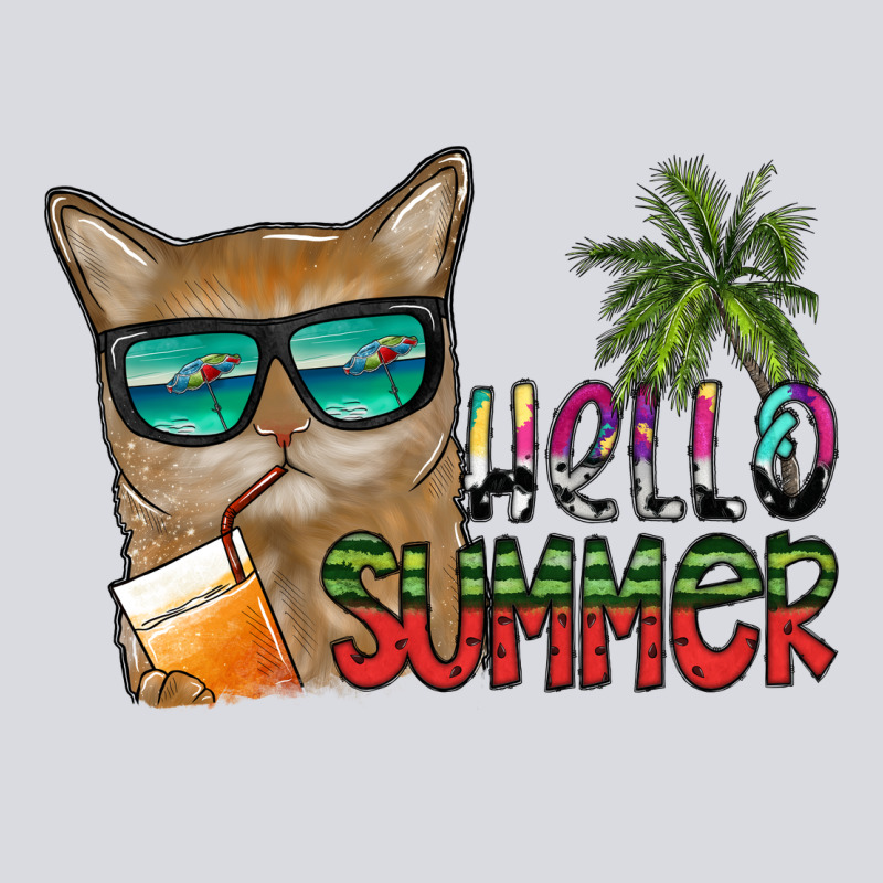 Hello Summer Zipper Hoodie by SublimationCraftShop | Teevron