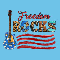 Freedom Rocks With Guitar Premium Sweatshirt | Teevron