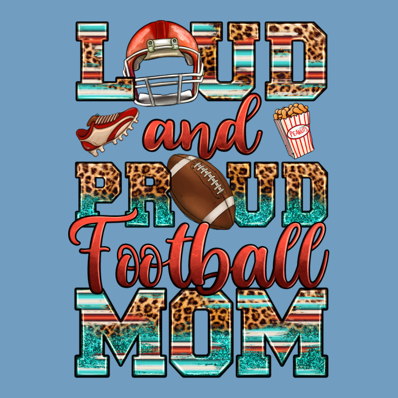 Loud And Proud Football Mom Urban Heavy Tee by RanaPortraitStore | Teevron
