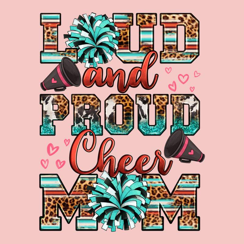 Loud And Proud Cheer Mom Urban Heavy Tee by RanaPortraitStore | Teevron