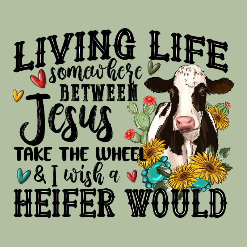 Living Life Somewhere Between Jesus Take The Wheel Urban Hoodie by MaliasSmallBusiness | Teevron