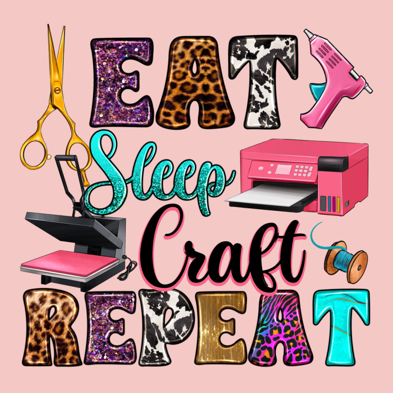 Eat Sleep Craft Repeat Urban Heavy Tee by RanaPortraitStore | Teevron