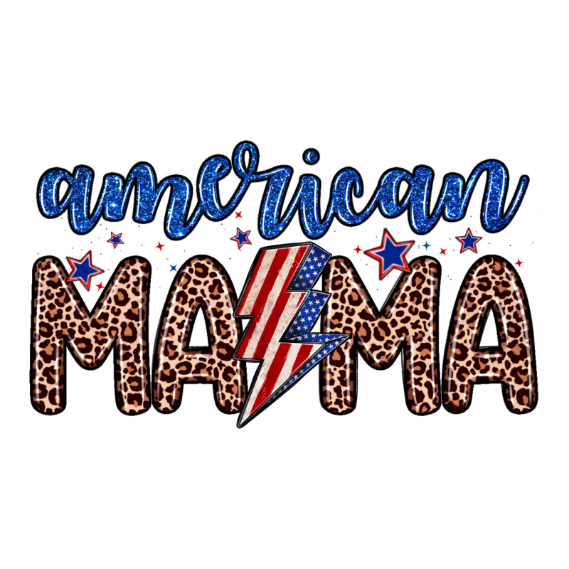 American Mama Long Sleeve Tee by Zillion Design Studio | Teevron