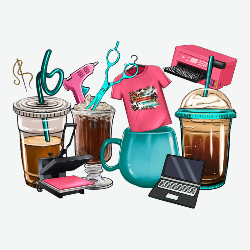Crafting Coffee Cups Urban Heavy Tee by RanaPortraitStore | Teevron