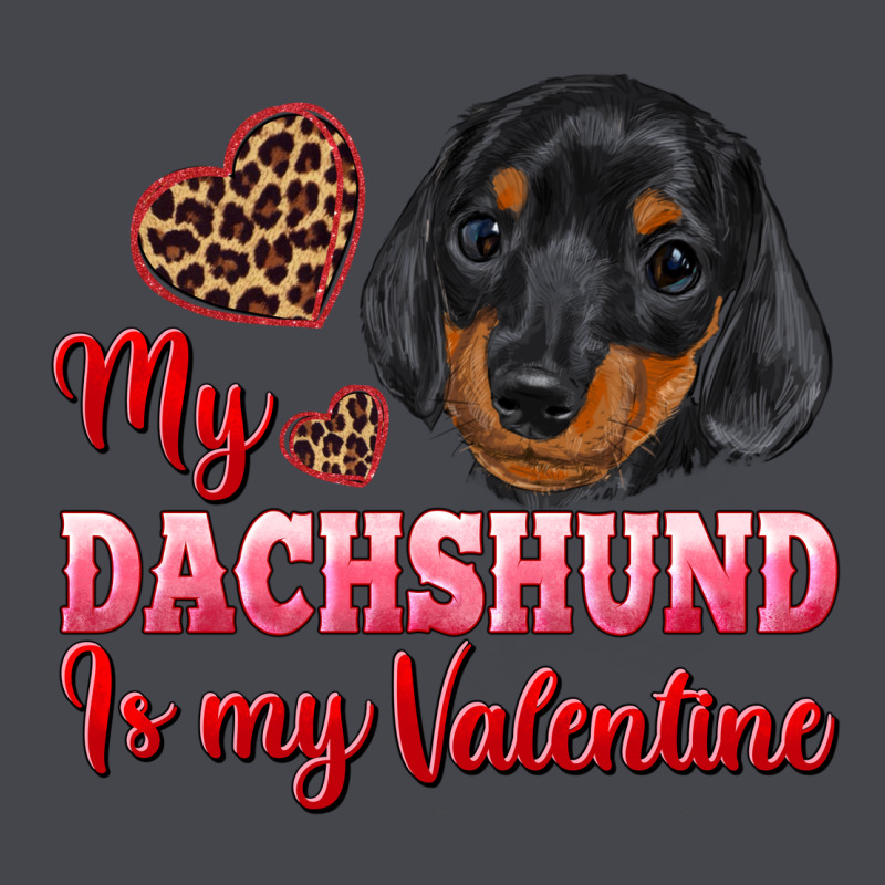 My Dachshund Is My Valentine Long Sleeve Tee by RanaPortraitStore | Teevron