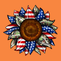 Sunflower American Flag Premium Sweatshirt | Teevron