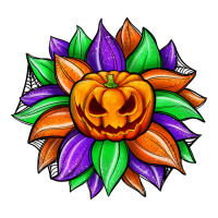 sunflower halloween | Teevron
