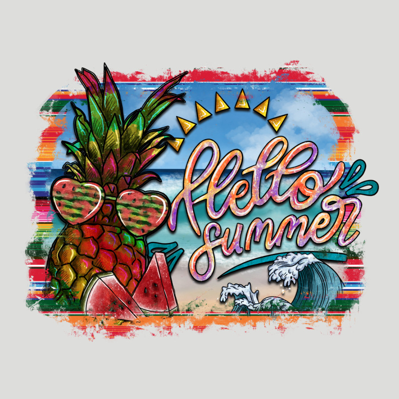 Hello Summer Zipper Hoodie by SublimationCraftShop | Teevron