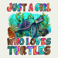 Just A Girl Who Loves Turtles Urban Heavy Tee | Teevron