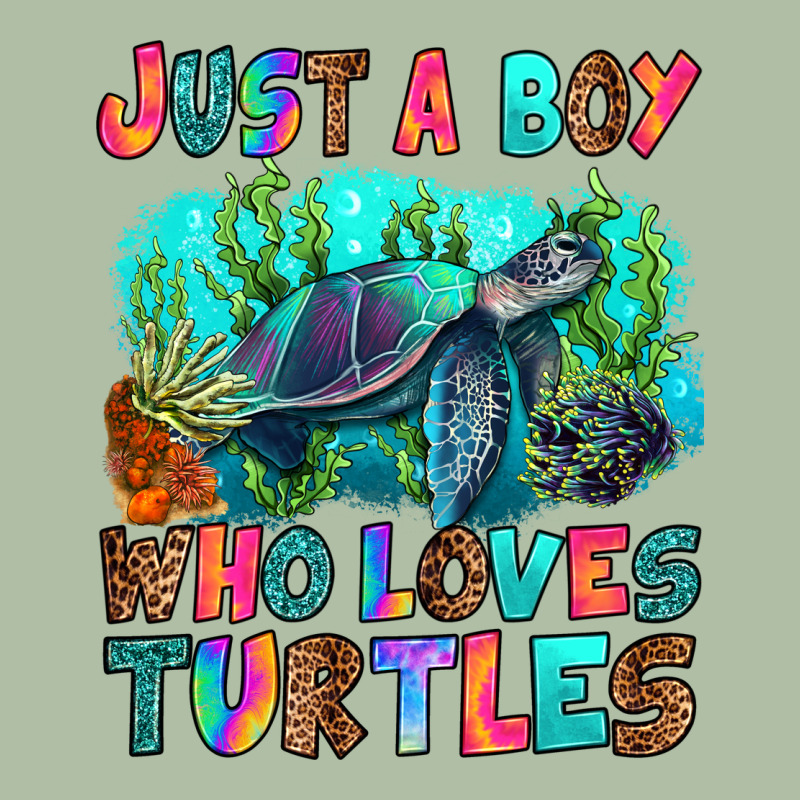 Just A Boy Who Loves Turtles Urban Heavy Tee by RanaPortraitStore | Teevron