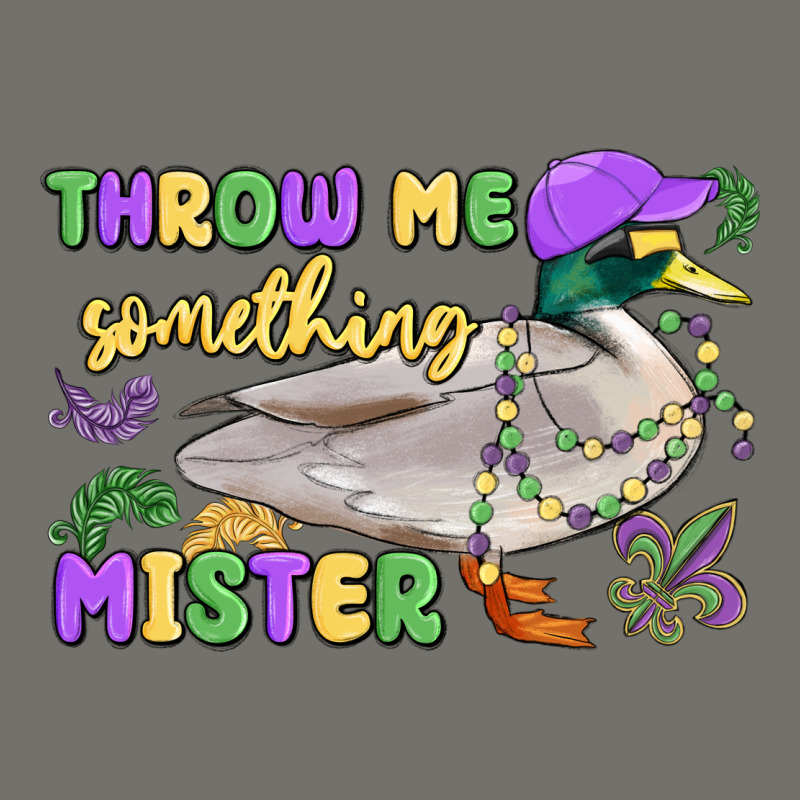 Throw Me Something Mister Mardi Gras Duck Premium Hoodie by MaliasSmallBusiness | Teevron