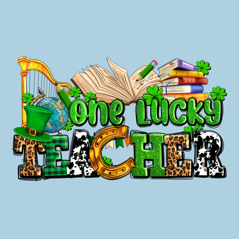 One Lucky Teacher Premium Hoodie by AdoDesignShop | Teevron