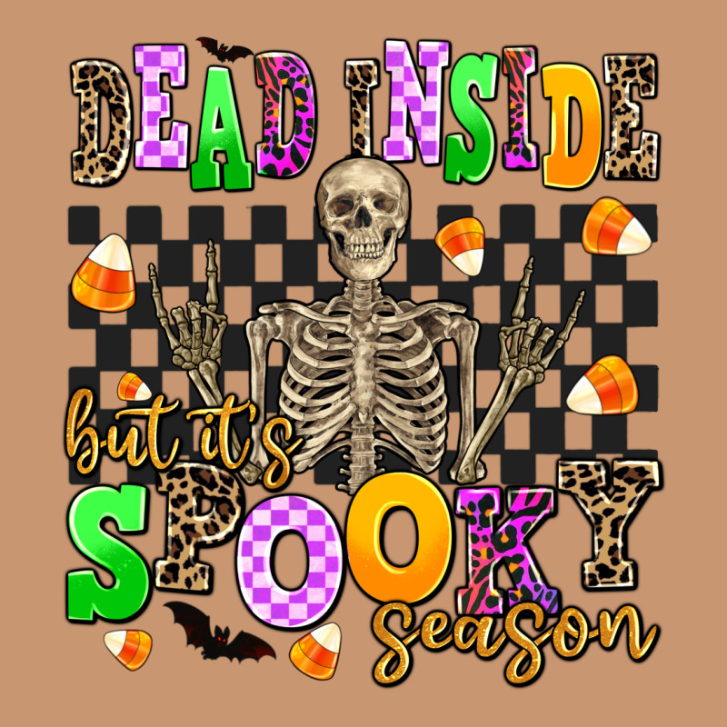 Dead Inside But Its Spooky Season Heavyweight Hoodie by AdoDesignShop | Teevron