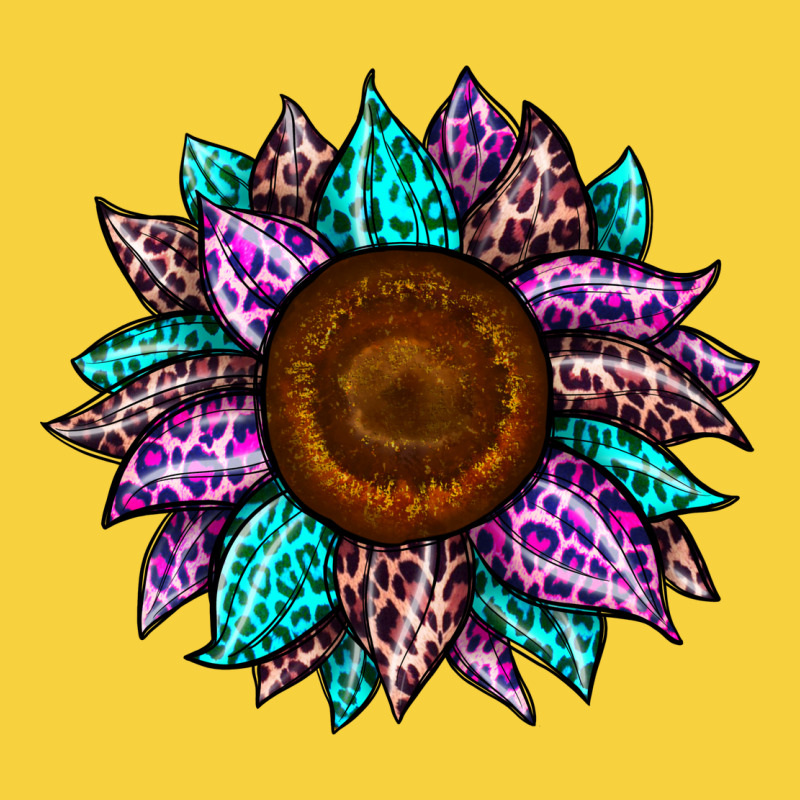 Sunflower Leopard Color Premium Sweatshirt by JahusDesignShop | Teevron