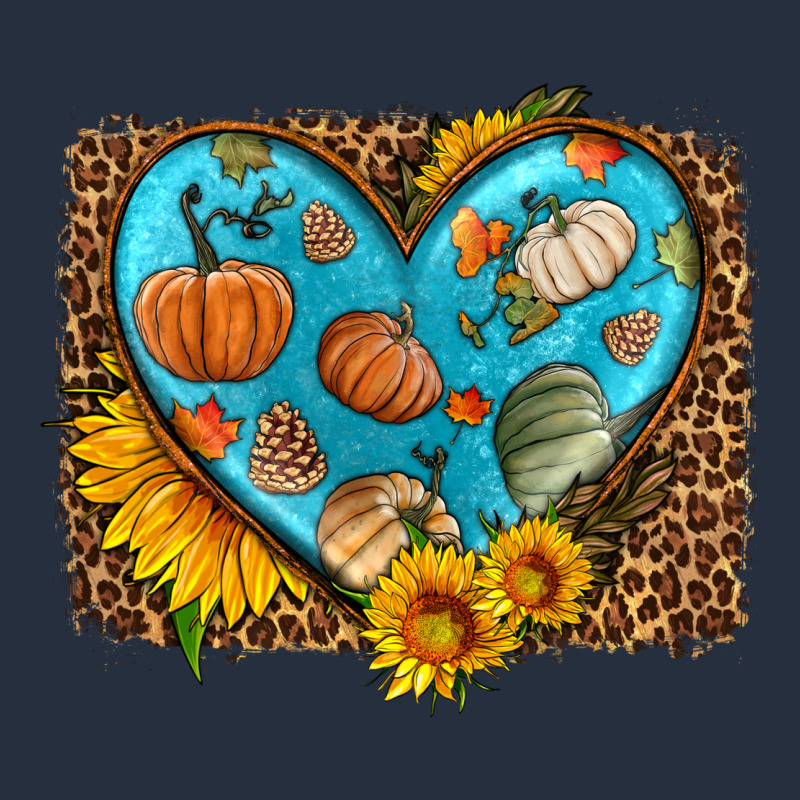 Fall Pattern Heart With Leopard Background Zipper Hoodie by HRA Design Shop | Teevron
