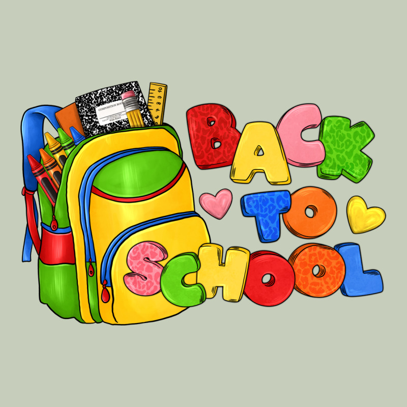 Back To School With School Bag Long Sleeve Tee by texasbilliewilder | Teevron