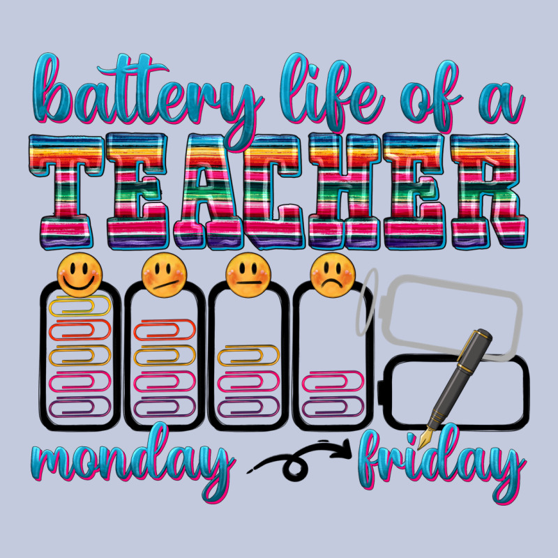 Battery Life Of A Teacher Long Sleeve Tee by texasbilliewilder | Teevron