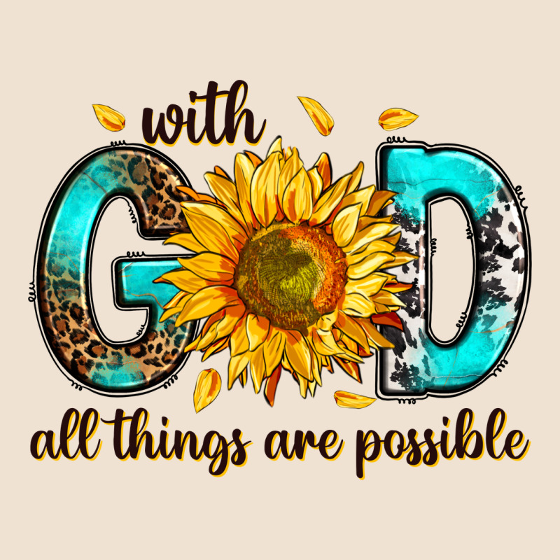 With God All Things Possible Urban Heavy Tee by RanaPortraitStore | Teevron