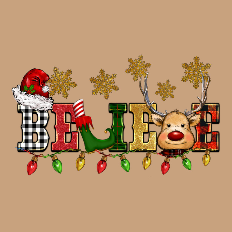 Christmas Believe Vintage Tee by BarkalooDesign | Teevron