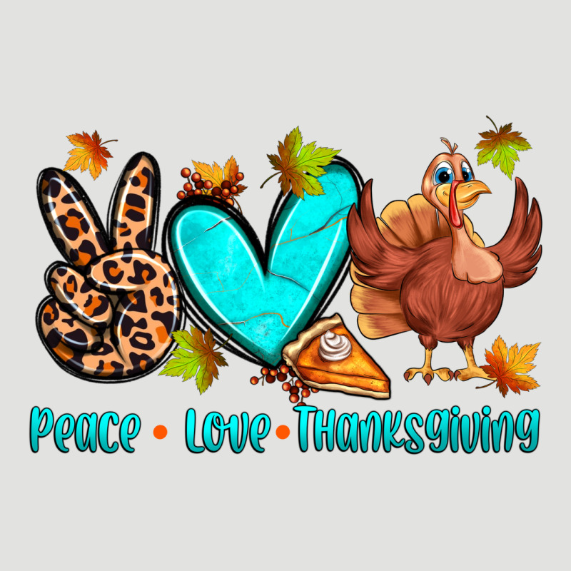 Peace Love Thanksgiving Classic Tee by Zillion Design Studio | Teevron