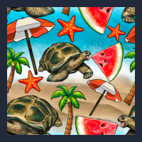 Tortoise Watermelon Beach Seamless Pattern Premium Sweatshirt | Teevron