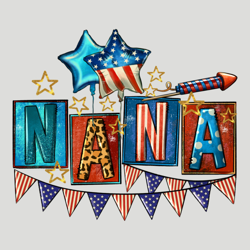 American Nana 4th Of July Zipper Hoodie by CowGirlArtShop | Teevron