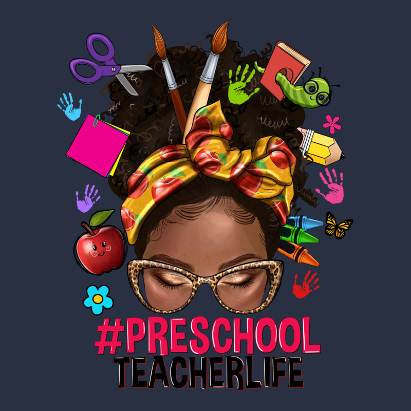 Preschool Teacher Life Afro Messy Bun Urban Hoodie by NancyCooperArtShop | Teevron
